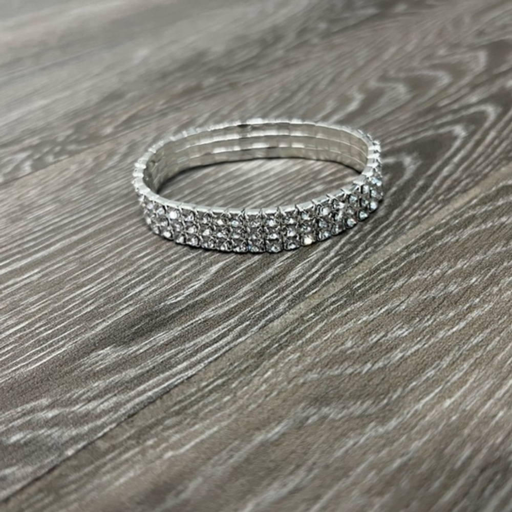 Triple‎ stack tennis bracelet